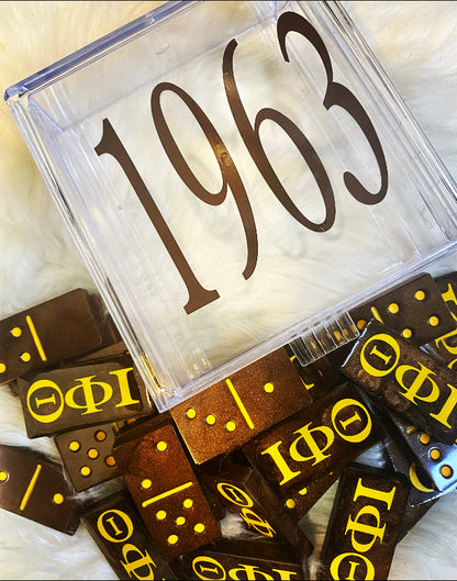 Divine Nine Fraternities and Sororities Dominoes